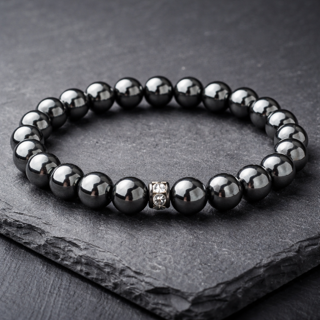 Hematite Bracelet: A Powerful Crystal for Mental Balance, Protection, and Enhanced Focus