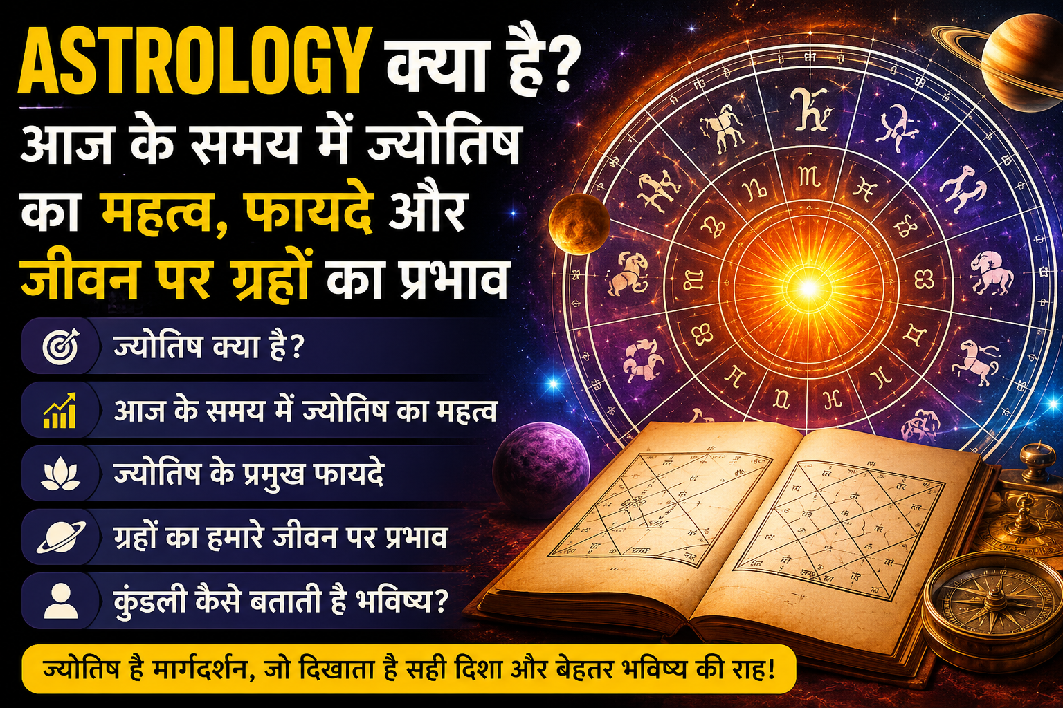 What is Astrology? Importance, Benefits, and the Influence of Planets on Life in Today’s Time