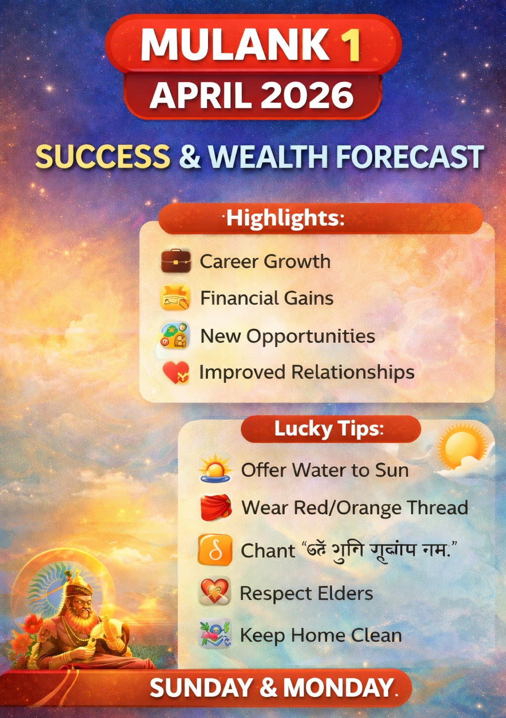 Mulank 1 April 2026 Horoscope: Signs of Success, Financial Gains and Major Career Growth