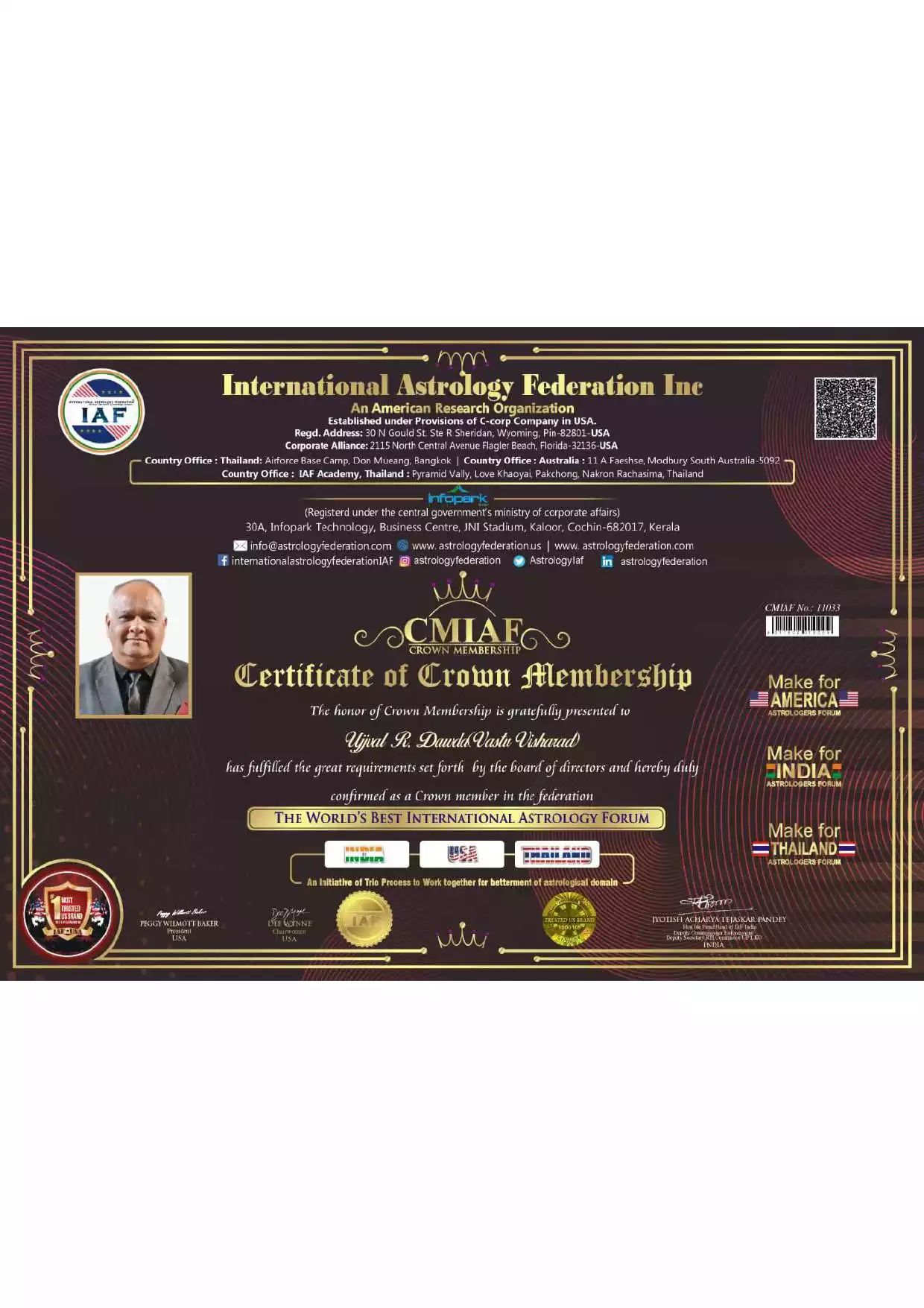  Certificate Of Membership