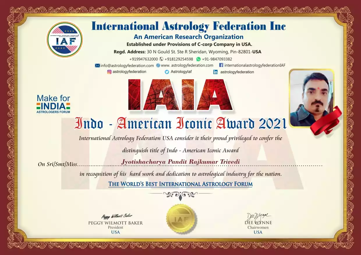 Indo-American Iconic Award-2021