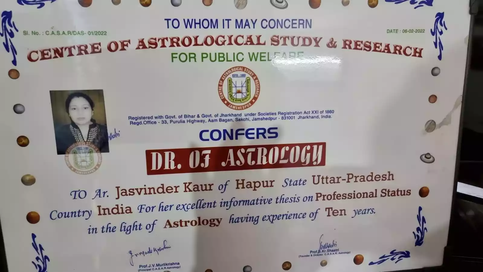  Certificate Of Achivement