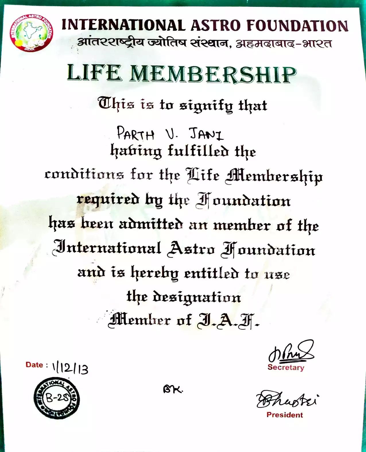 Life Membership