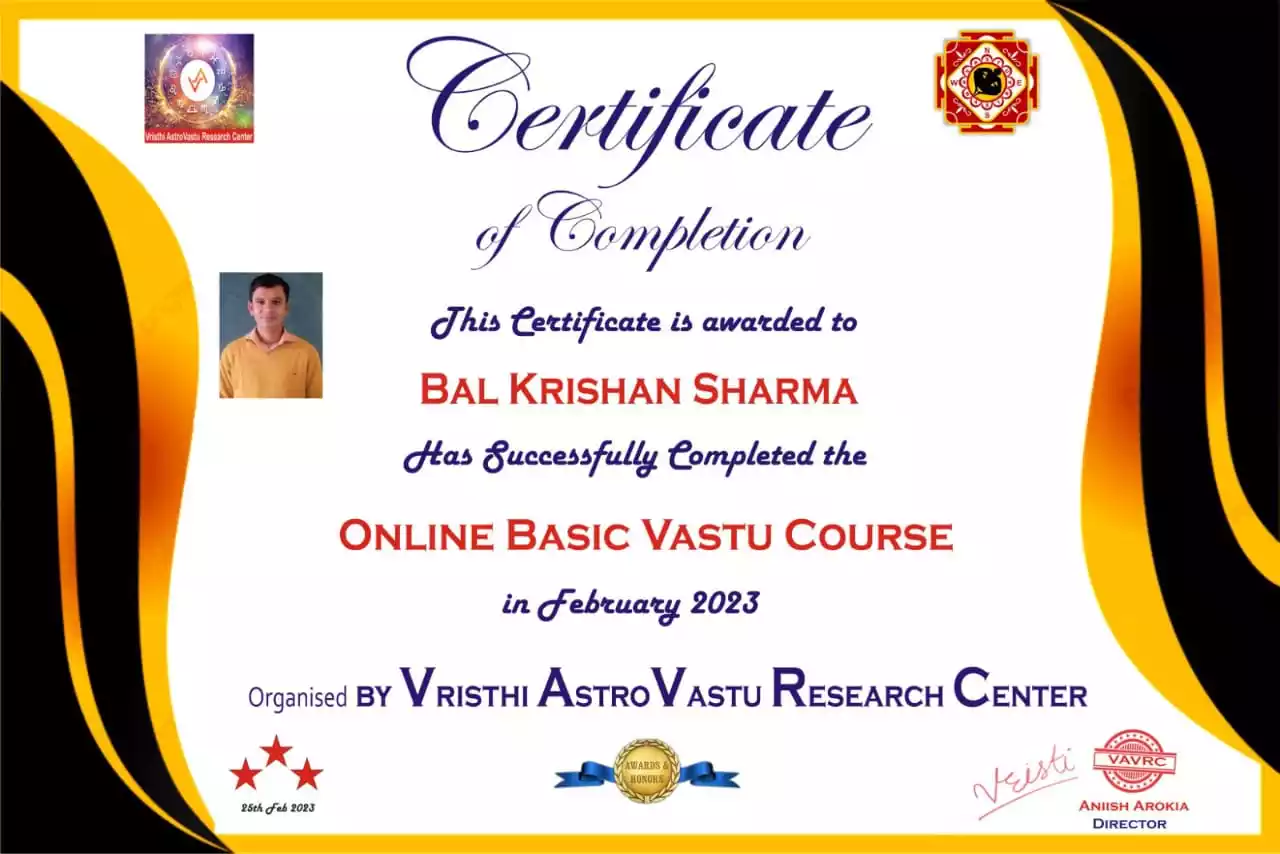 Certificate Of Complitation