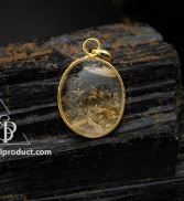 Citrine pendent oval shape | Allso