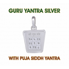 
                                        Guru Silver Yantra With Puja