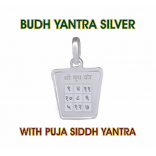 
                                        Budh Silver Yantra With Puja